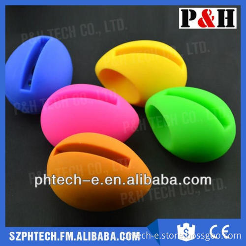 Multi-color Silicone Mini Sound Egg Speaker for mobile phone